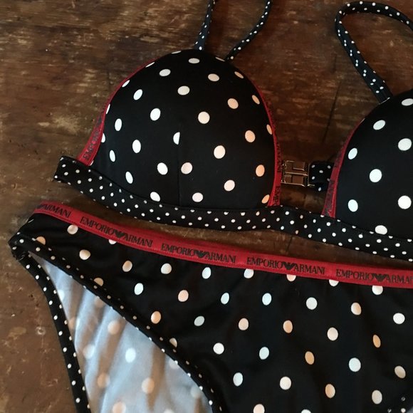 Emporio Armani 2 piece swimsuit Size Small New - Picture 2 of 8